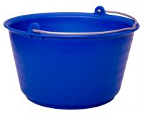 Kbelík 14 litrů modrý s galvanizovaným držadlem